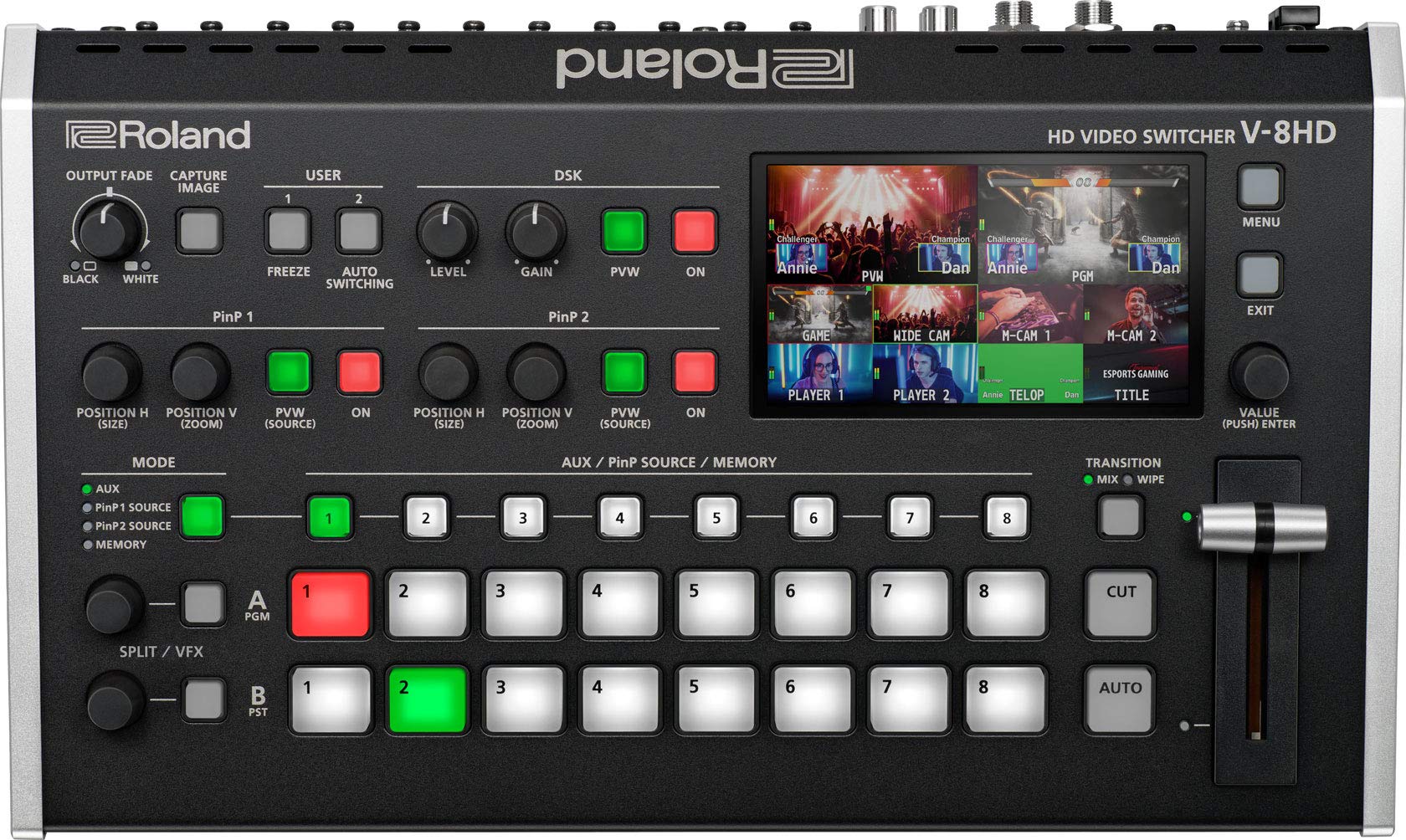 ローランド Roland HDビデオスイッチャー V-8HD HDMI8入力 Amazon | ローランド Roland HDビデオスイッチャー V-8HD HDMI8入力/3
